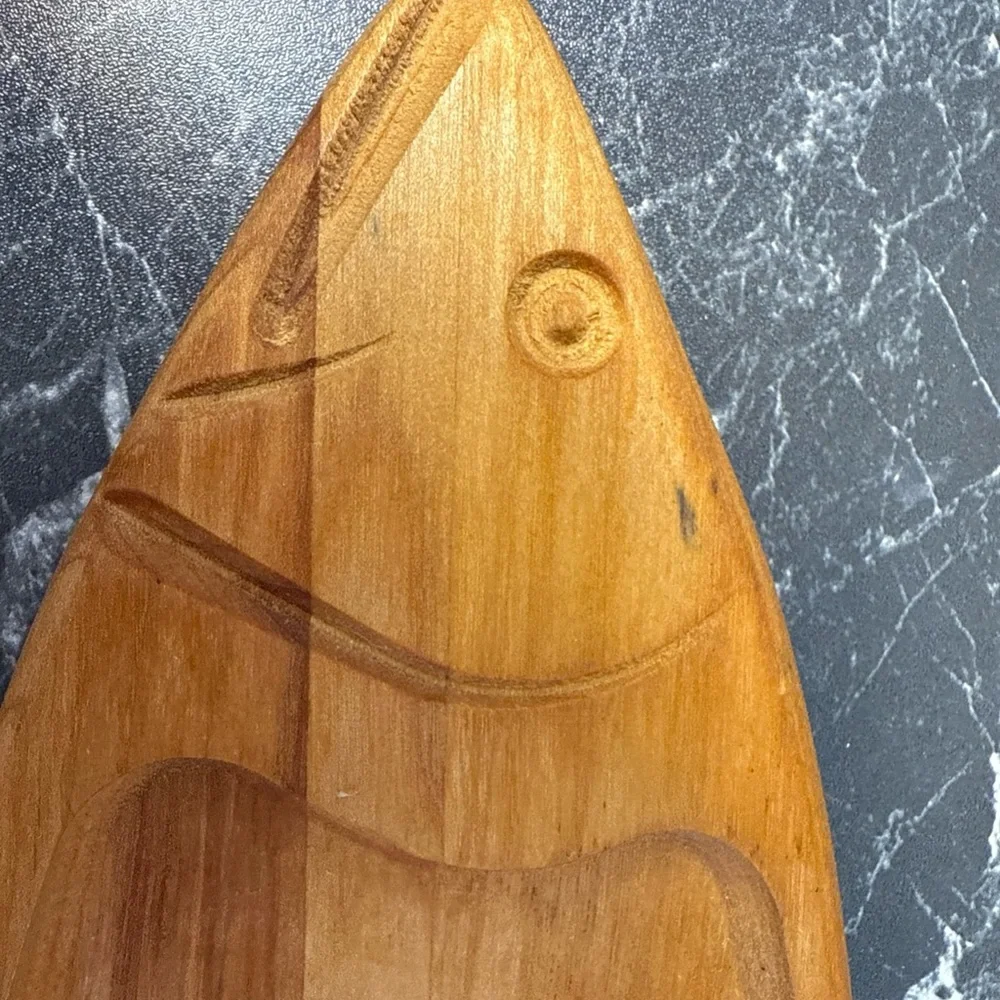 Vintage Wood Salmon Trays Candy / Trinkets